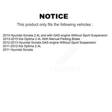 Load image into Gallery viewer, Front Rear Disc Brake Caliper Rotor Ceramic Pad Kit (10Pc) For Hyundai Sonata Kia Optima KC8-101098T