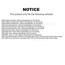 Charger l'image dans la galerie, Front Rear Brake Caliper Rotor &amp; Ceramic Pad Kit (10Pc) For Chevrolet Silverado 1500 GMC KC8-101115T