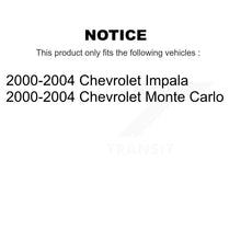 Charger l'image dans la galerie, Front Rear Brake Caliper Rotor &amp; Ceramic Pad Kit (10Pc) For Chevrolet Impala Monte Carlo KC8-101122T
