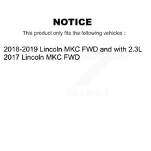 Charger l'image dans la galerie, Front Rear Disc Brake Caliper Rotors And Ceramic Pads Kit (10Pc) For Lincoln MKC KC8-101145T