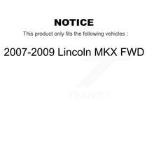 Charger l'image dans la galerie, Front Rear Disc Brake Caliper Rotor Ceramic Pad Kit (10Pc) For 2007-2009 Lincoln MKX FWD KC8-101181T