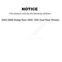 Load image into Gallery viewer, Front Rear Disc Brake Caliper Rotors And Ceramic Pads Kit (10Pc) For Dodge Ram 3500 KC8-101204T