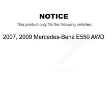 Load image into Gallery viewer, Front Rear Disc Brake Caliper Rotors &amp; Ceramic Pad Kit (10Pc) For Mercedes-Benz E550 AWD KC8-101264T