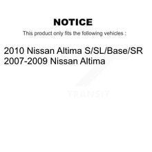 Load image into Gallery viewer, Front Rear Disc Brake Caliper Rotors And Ceramic Pads Kit (10Pc) For Nissan Altima KC8-101265T