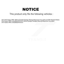 Load image into Gallery viewer, Front Rear Disc Brake Caliper Rotors And Ceramic Pads Kit (10Pc) For Subaru WRX KC8-101275T