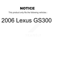 Charger l'image dans la galerie, Front Rear Disc Brake Caliper Rotors And Ceramic Pads Kit (10Pc) For 2006 Lexus GS300 KC8-101328T