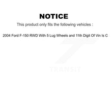 Charger l'image dans la galerie, Front Rear Disc Brake Caliper Rotors And Ceramic Pads Kit (10Pc) For 2004 Ford F-150 RWD KC8-101335T