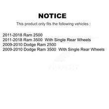 Load image into Gallery viewer, Front Rear Disc Brake Caliper Rotors And Ceramic Pads Kit (10Pc) For Ram 3500 2500 Dodge KC8-101346T