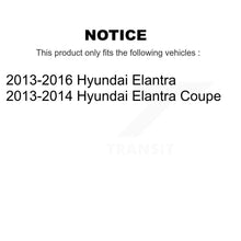 Charger l'image dans la galerie, Front Rear Disc Brake Caliper Rotor And Ceramic Pad Kit (10Pc) For Hyundai Elantra Coupe KC8-101400T