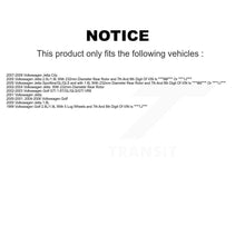 Load image into Gallery viewer, Rear Disc Brake Coated Rotor And Ceramic Pad Kit With Calipers For Volkswagen Jetta City