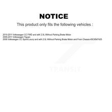 Charger l'image dans la galerie, Rear Disc Brake Coated Rotors And Ceramic Pad Kit With Calipers For Volkswagen Tiguan CC