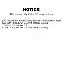Charger l'image dans la galerie, Front Rear Disc Brake Caliper Coat Rotors Ceramic Pad Kit (10Pc) For Toyota RAV4