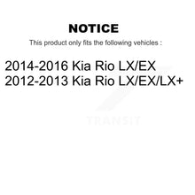 Load image into Gallery viewer, Front Rear Disc Brake Caliper Coat Rotors And Ceramic Pad Kit (10Pc) For Kia Rio