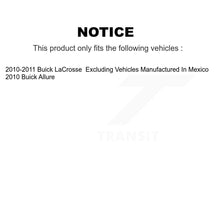 Load image into Gallery viewer, Front Rear Brake Caliper Coat Rotors &amp; Ceramic Pad Kit (10Pc) For Buick LaCrosse