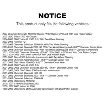 Load image into Gallery viewer, Front Rear Brake Caliper Coat Rotor Ceramic Pad Kit (10Pc) For Chevrolet 2500 HD
