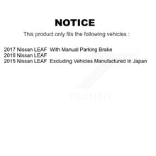 Load image into Gallery viewer, Front Rear Disc Brake Caliper Coat Rotors Ceramic Pad Kit (10Pc) For Nissan LEAF