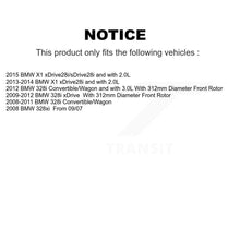 Load image into Gallery viewer, Front Rear Brake Caliper Coat Rotor &amp; Ceramic Pad Kit (10Pc) For BMW 328i xDrive
