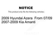 Charger l'image dans la galerie, Front Rear Ceramic Brake Pads And Parking Shoes Kit For 2007-2009 Kia Amanti