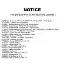 Load image into Gallery viewer, Front Rear Ceramic Brake Pads &amp; Parking Shoes Kit For Dodge Charger Chrysler 300