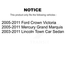 Load image into Gallery viewer, Front Rear Ceramic Brake Pads &amp; Parking Shoe Kit For Ford Crown Victoria Lincoln