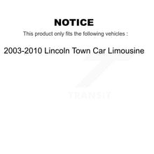 Charger l'image dans la galerie, Front Rear Ceramic Brake Pads &amp; Parking Shoes Kit For Lincoln Town Car Limousine