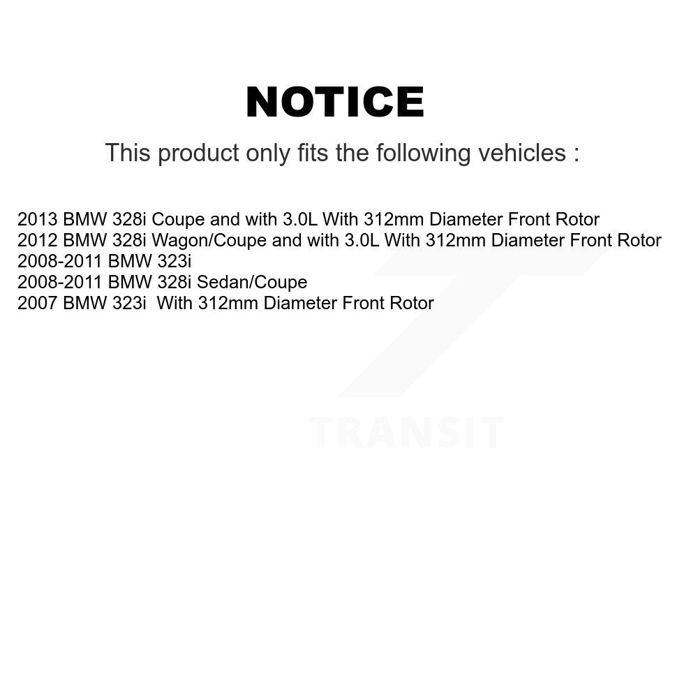 Front Rear Ceramic Brake Pads And Parking Shoes Kit For BMW 328i 323i