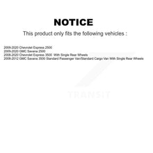 Charger l'image dans la galerie, Front Rear Ceramic Brake Pads &amp; Parking Shoe Kit For Chevrolet Express 3500 2500