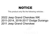 Load image into Gallery viewer, Front Rear Ceramic Brake Pads And Parking Shoe Kit For Jeep Grand Cherokee Dodge