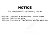 Load image into Gallery viewer, Front Rear Ceramic Brake Pads And Parking Shoes Kit For Chevrolet S10 GMC Sonoma