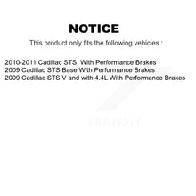 Charger l'image dans la galerie, Front Rear Ceramic Brake Pads And Parking Shoes Kit For Cadillac STS