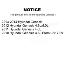 Charger l'image dans la galerie, Front Rear Ceramic Brake Pads And Parking Shoes Kit For Hyundai Genesis