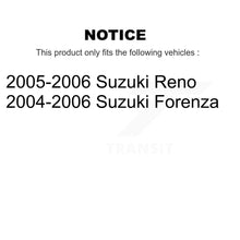 Charger l'image dans la galerie, Front Rear Ceramic Brake Pads And Parking Shoes Kit For Suzuki Forenza Reno