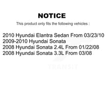 Charger l'image dans la galerie, Front Rear Ceramic Brake Pads And Parking Shoes Kit For Hyundai Sonata Elantra