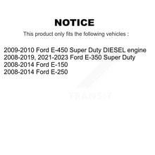 Charger l'image dans la galerie, Front Rear Ceramic Brake Pads &amp; Parking Shoe Kit For Ford E-350 Super Duty E-250