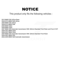 Load image into Gallery viewer, Front Rear Ceramic Brake Pads Parking Shoe Kit For BMW 530i 528i 525i 530xi 535i