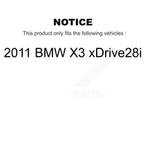 Charger l'image dans la galerie, Front Rear Ceramic Brake Pads And Parking Shoes Kit For 2011 BMW X3 xDrive28i