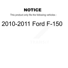 Charger l'image dans la galerie, Front Rear Ceramic Brake Pads And Parking Shoes Kit For 2010-2011 Ford F-150