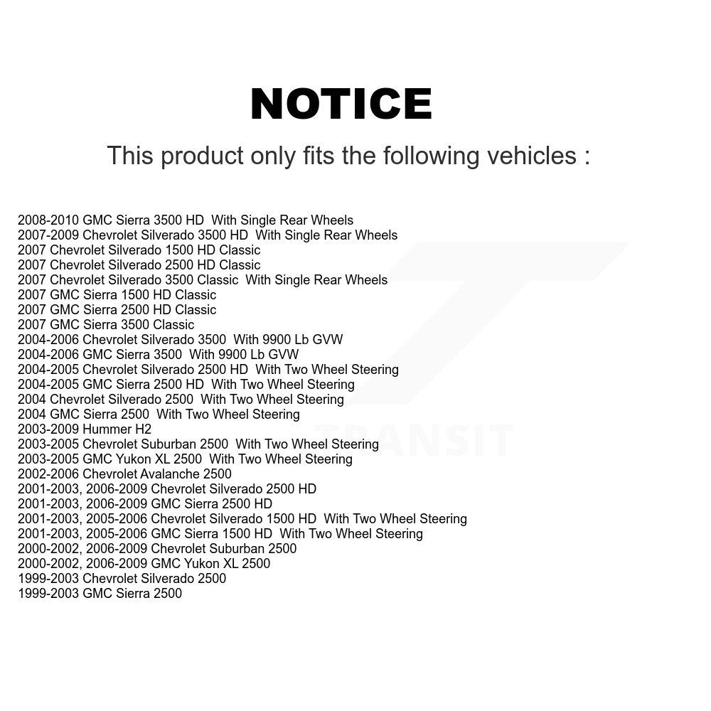 Front Rear Ceramic Brake Pads & Parking Shoe Kit For Chevrolet Silverado 2500 HD