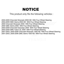 Charger l'image dans la galerie, Front Rear Ceramic Brake Pads &amp; Parking Shoe Kit For Chevrolet Silverado 2500 HD