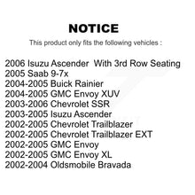 Load image into Gallery viewer, Front Rear Ceramic Brake Pads Parking Shoe Kit For Chevrolet Trailblazer GMC EXT