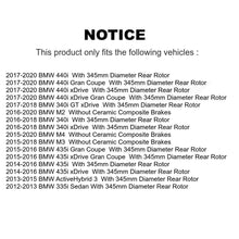 Load image into Gallery viewer, Front Rear Ceramic Brake Pads Parking Shoes Kit For BMW 428i 330i xDrive 335i M4
