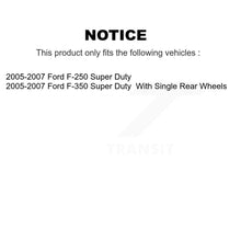 Load image into Gallery viewer, Front Rear Ceramic Brake Pads &amp; Parking Shoe Kit For Ford F-250 Super Duty F-350
