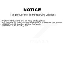 Charger l'image dans la galerie, Front Rear Ceramic Brake Pads &amp; Parking Shoe Kit For Ford F-250 Super Duty F-350