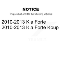 Charger l'image dans la galerie, Front Rear Ceramic Brake Pads And Parking Shoes Kit For 2010-2013 Kia Forte Koup