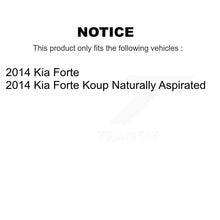 Charger l'image dans la galerie, Front Rear Ceramic Brake Pads And Parking Shoes Kit For 2014-2014 Kia Forte Koup