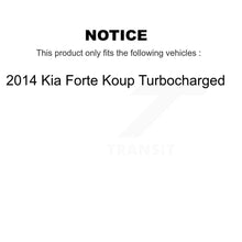 Charger l'image dans la galerie, Front Rear Ceramic Brake Pads And Parking Shoes Kit For 2014-2014 Kia Forte Koup