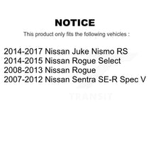 Charger l'image dans la galerie, Front Rear Ceramic Brake Pads And Parking Shoes Kit For Nissan Rogue Sentra Juke