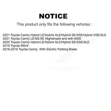 Charger l'image dans la galerie, Front Rear Ceramic Brake Pads And Parking Shoes Kit For Toyota Camry