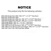 Charger l'image dans la galerie, Front Rear Ceramic Brake Pads &amp; Drum Shoe Kit For Dodge Ford Ram 2500 F-350 3500