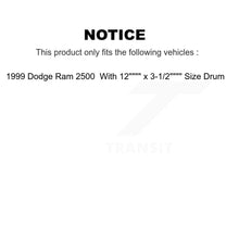Charger l'image dans la galerie, Front Rear Ceramic Brake Pads And Drum Shoes Kit For Dodge Ram 2500